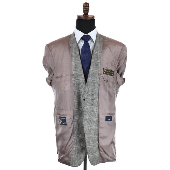Hart Schaffner Marx Gold Trumpeter Loro Piana Worsted Cashmere Sport Coat - 44L - Picture 9 of 12